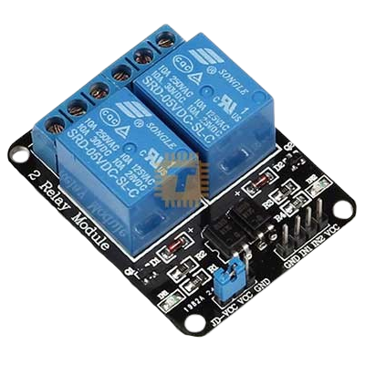 5VDC 2 Way 2 Channel Relay Module (Songle) With Coupling Protection