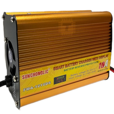 SUNCHONGLIC FMA-1210DS 12V 10A Smart Battery Charger with Display