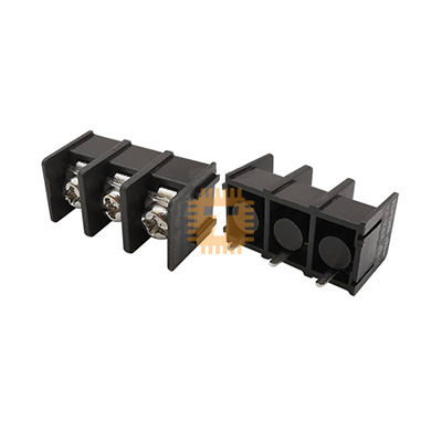 9.5mm Pitch 3-Pin 3-Way Screw Barrier Terminal Block