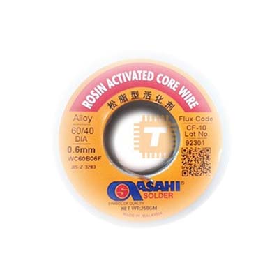 ASAHI Solder Wire Lead Roll 60/40 0.6mm 250g High Quality