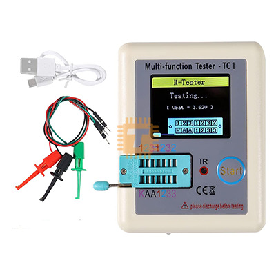 LCR-TC1 Transistor Tester Multimeter with Colour Display