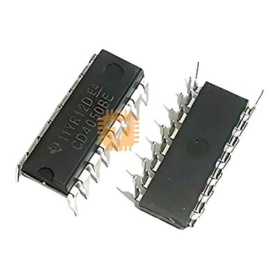 CD4050B CMOS Hex Non-Inverting Buffer Converter