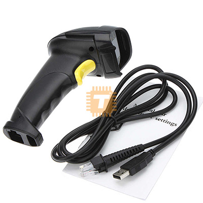 Barcode Scanner 1D Handheld Wired Barcode Reader YHD-8200-USB Laser Barcode Scanner