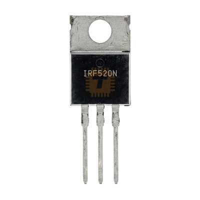 Original IRF520N Power MOSFET THT