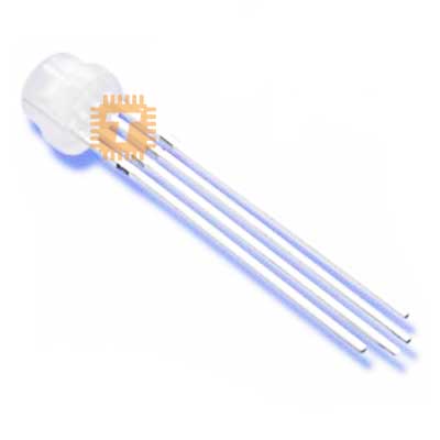 LED 5mm RGB Diffused Common Anode (Flat Top)