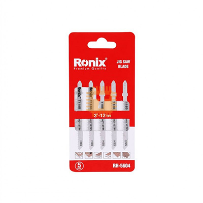Ronix HSS Jigsaw Blade T118B 5pcs Set 3