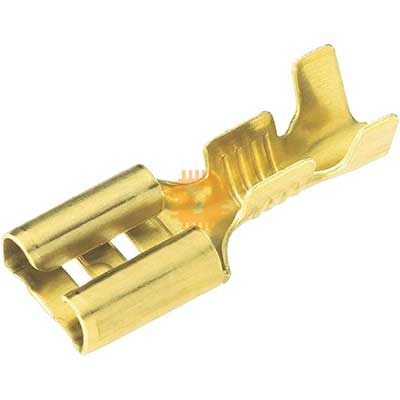 Battery Lug Blade Female Connector Brass 4.8x0.8mm