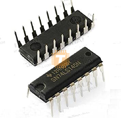 74LS145 1-of-10 Decoder/Driver Open Collector (74HC145) PDIP-16