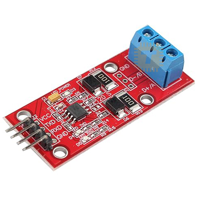 MAX485 TTL to RS485 Converter Module with Protection (Red)