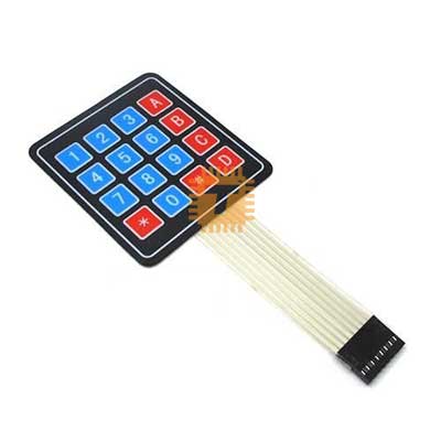 4x4 16-Key Membrane Switch Keypad Module