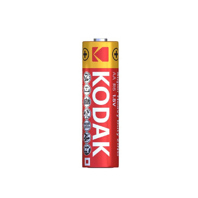 KODAK 1.5V AA Super Heavy Duty Battery (R6) Original