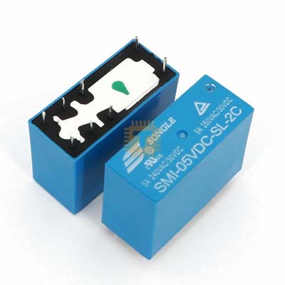 Songle Relay SMI-5VDC-SL-2C 5VDC [5A 250VAC/30VDC] DPDT