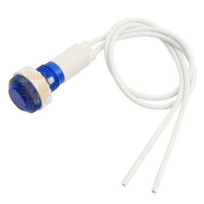 LED Indicator Tiny Blue Panel Mount 8mm