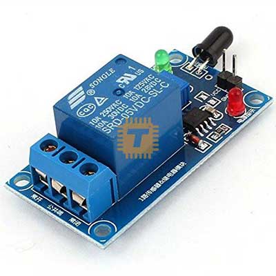 Flame Detector Alarm Relay Module Board 5VDC