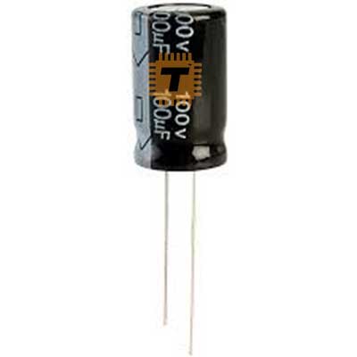 100uF 100V Electrolytic Capacitor THT