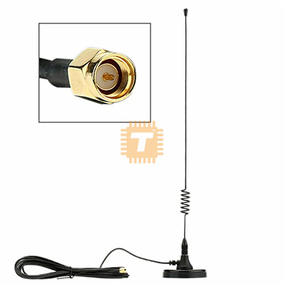 SMA Male GSM Antenna 800 to 1900MHz 7dBi Magnetic