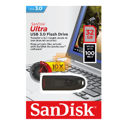 SanDisk 32GB USB 3.0 Pen Drive 100MB/s (Original)