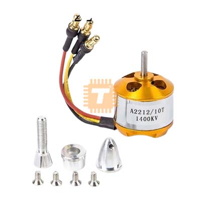 A2212/13T 1400KV Brushless Outrunner Motor for RC Airplane Aircraft Quadcopter