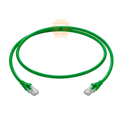 CAT6 Patch Cord 1m Green Premium Line UTP RJ45 Ethernet Snag Proof (Made in Germany)