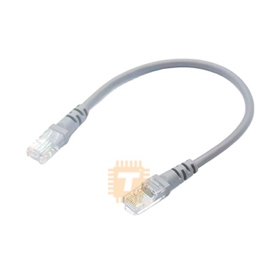 CAT6 Patch Cord 0.5m Grey Premium Line UTP RJ45 Ethernet Snag Proof (Made in Germany)