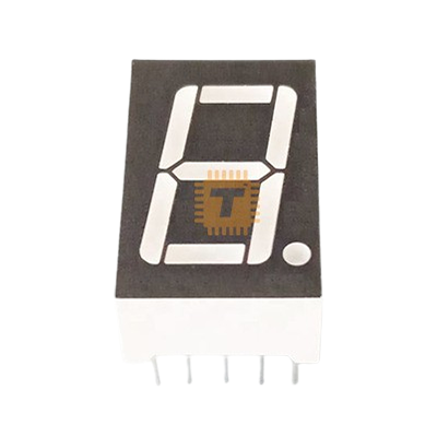 1-Digit 7-Segment Red Colour 0.8 inch Common Anode