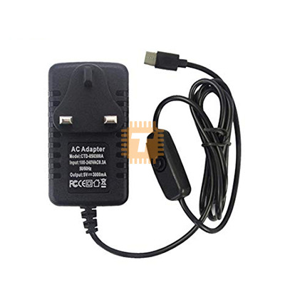 5V 3A Power Adapter (Raspberry Pi 4) Type C