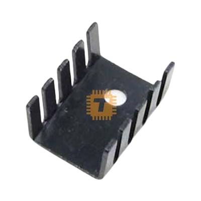 Aluminum Heat Sink 19x15x10mm TO220 Black