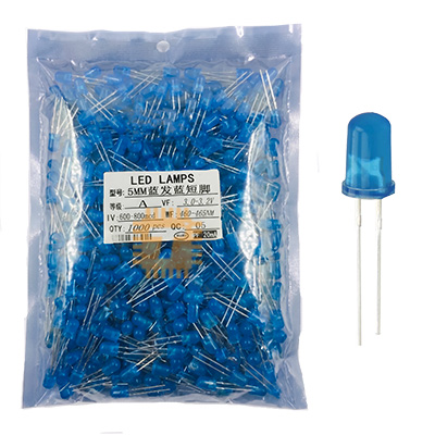 Original LED 5mm Blue Diffused Pack (1000Pcs)