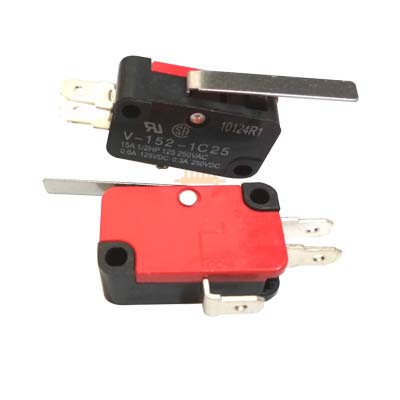 Micro Limit Switch with 27mm Lever 15A 250VAC