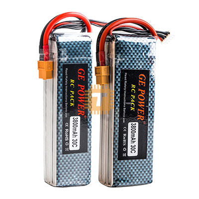7.4V 3800mAh 2S 30C Lipo Battery T Plug