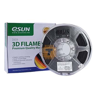 eSUN PETG Solid Black 1.75mm 1Kg 3D Printer Filament