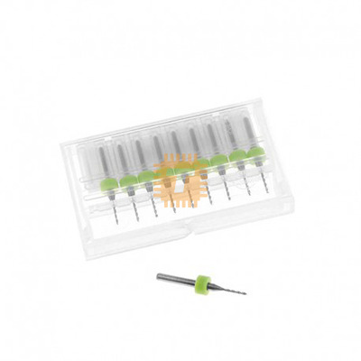 PCB Drill Bit Mini Twist Set 0.2mm (Shank 3.175mm) 10pcs