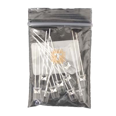 LED 5mm Blue Clear Pack (Approx. 10pcs)