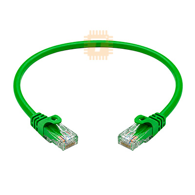 CAT6 Patch Cord 0.5m Green Premium Line UTP RJ45 Ethernet Snag Proof (Made in Germany)
