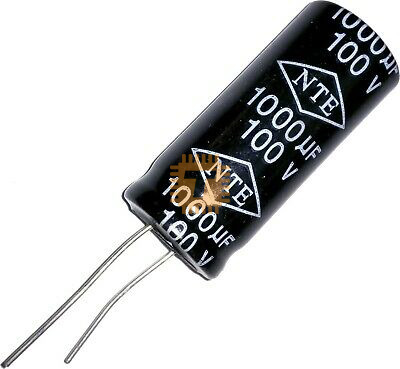 1000uF 100V Electrolytic Capacitor THT