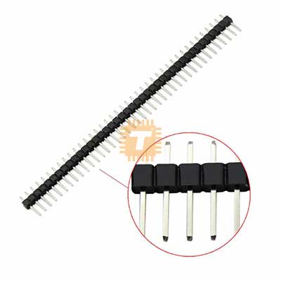 40-pin Single row male headers 2.54mm