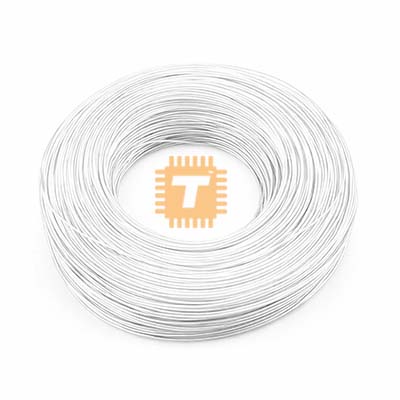 Circuit Wire White Per Meter (Tin Plated Copper - Good Quality)