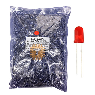 Original LED 5mm Red Clear Pack (1000Pcs)