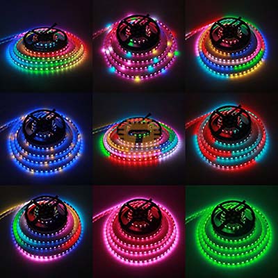 Non-Waterproof LED Strip WS2811 Addressable Pixel LED 60pcs per Meter