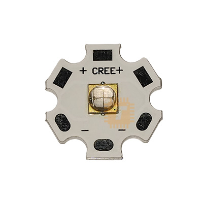 10W UV LED 365nm-370nm LG 5050 SMD Chip on 20mm Aluminum PCB