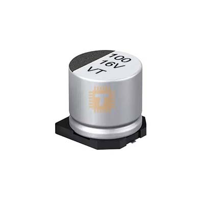 100uf 16V Electrolytic Capacitor Aluminium SMD (6.3x5.4mm)