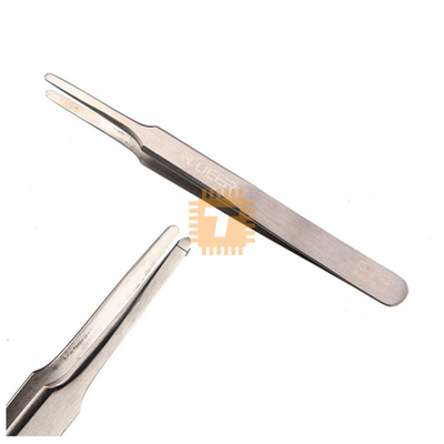 Tweezer Metal Non-magnetic Straight RST-13 (Good Quality)