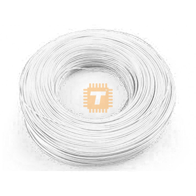 Circuit Wire White 100m Full Role (Tin Plated Copper - Good Quality)