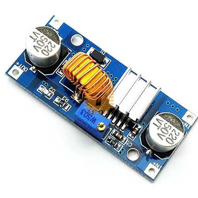 XL4015 8-36VDC to 1.25-32VDC 5A DC to DC Step-Down Buck Adjustable Power Supply Module