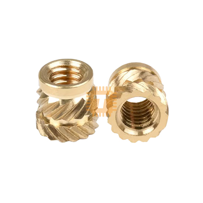 Brass M5 Insert H: 4mm OD: 7mm (Approx. 1000pcs) Heat Staking Threaded Nut for Plastic