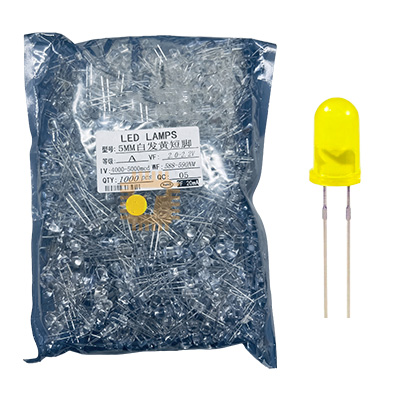 Original LED 5mm Yellow Clear Pack (1000Pcs)