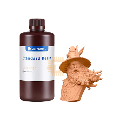 Anycubic Standard Light Beige Color Resin LCD 405nm UV Sensitive Resin 1kg