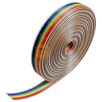8 Core Multi Colour IDC Flat Wire Ribbon 100m Full Roll