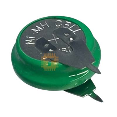 1.2V 40mAh Rechargeable Ni-MH Battery Button Cell PCB Mount