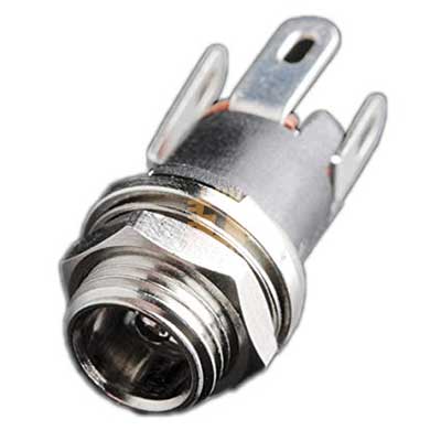 DC Base Barrel Female Socket Panel Mount 5.5x2.1mm 3-Pin